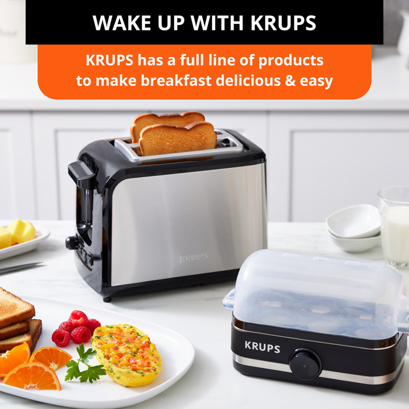 Krups Simply Electric Egg Cooker With Accessories. 6 Egg Capacity